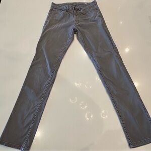 Faherty Men's Charcoal Slim Jeans